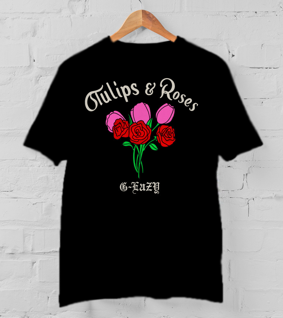 Tulips And Roses G-Eazy Floral T-Shirt