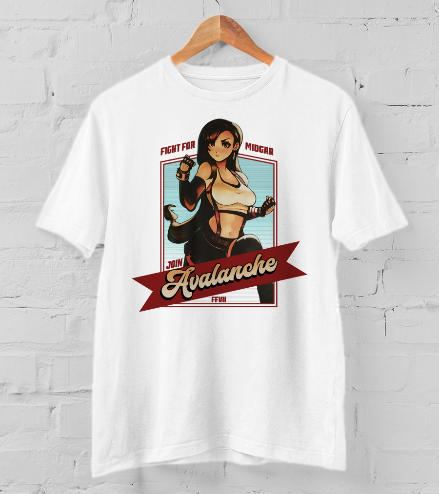 Fight For Midgar Join Avalanche FFVII T-Shirt