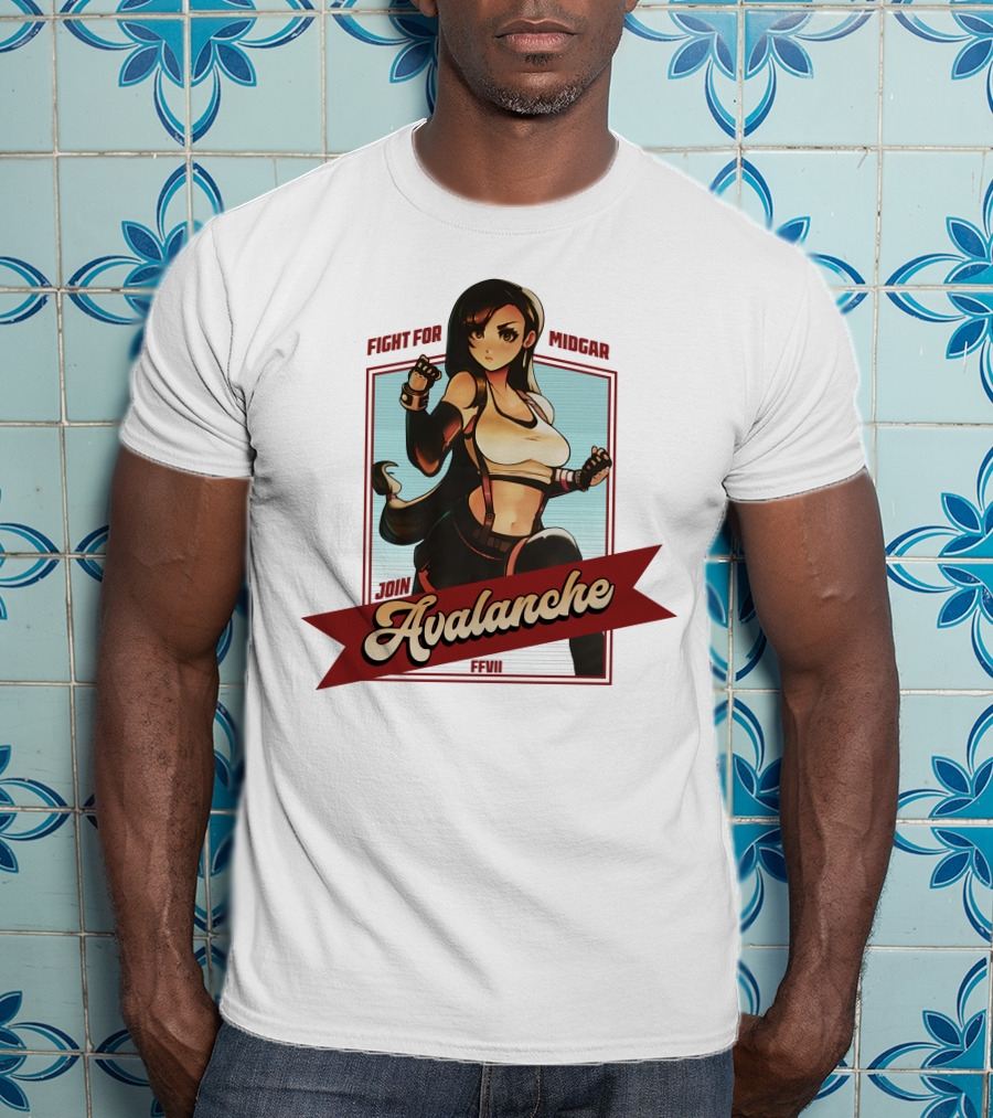 Fight For Midgar Join Avalanche FFVII T-Shirt