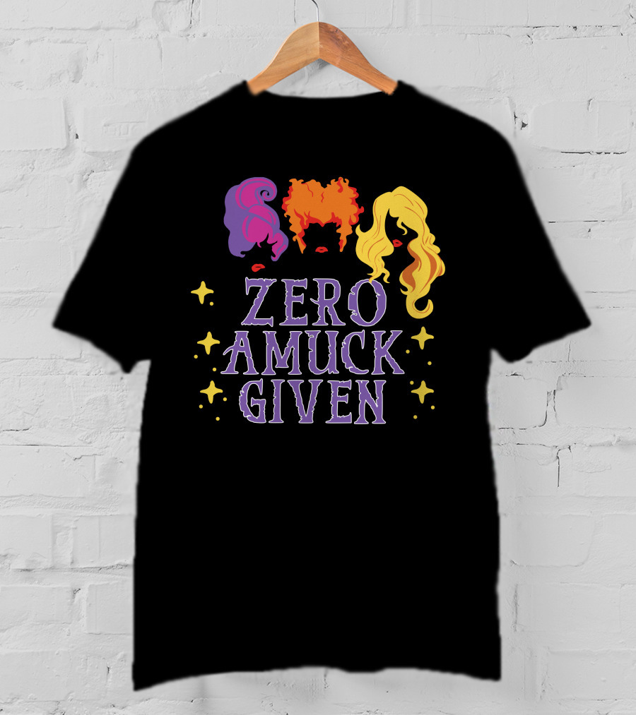 Zero Amuck Given Witch Sisters Halloween T-Shirt