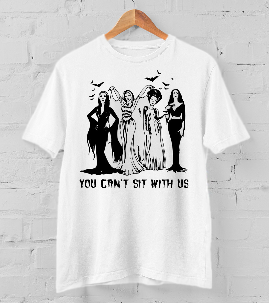 You Can’t Sit With Us Gothic Horror Icons T-Shirt