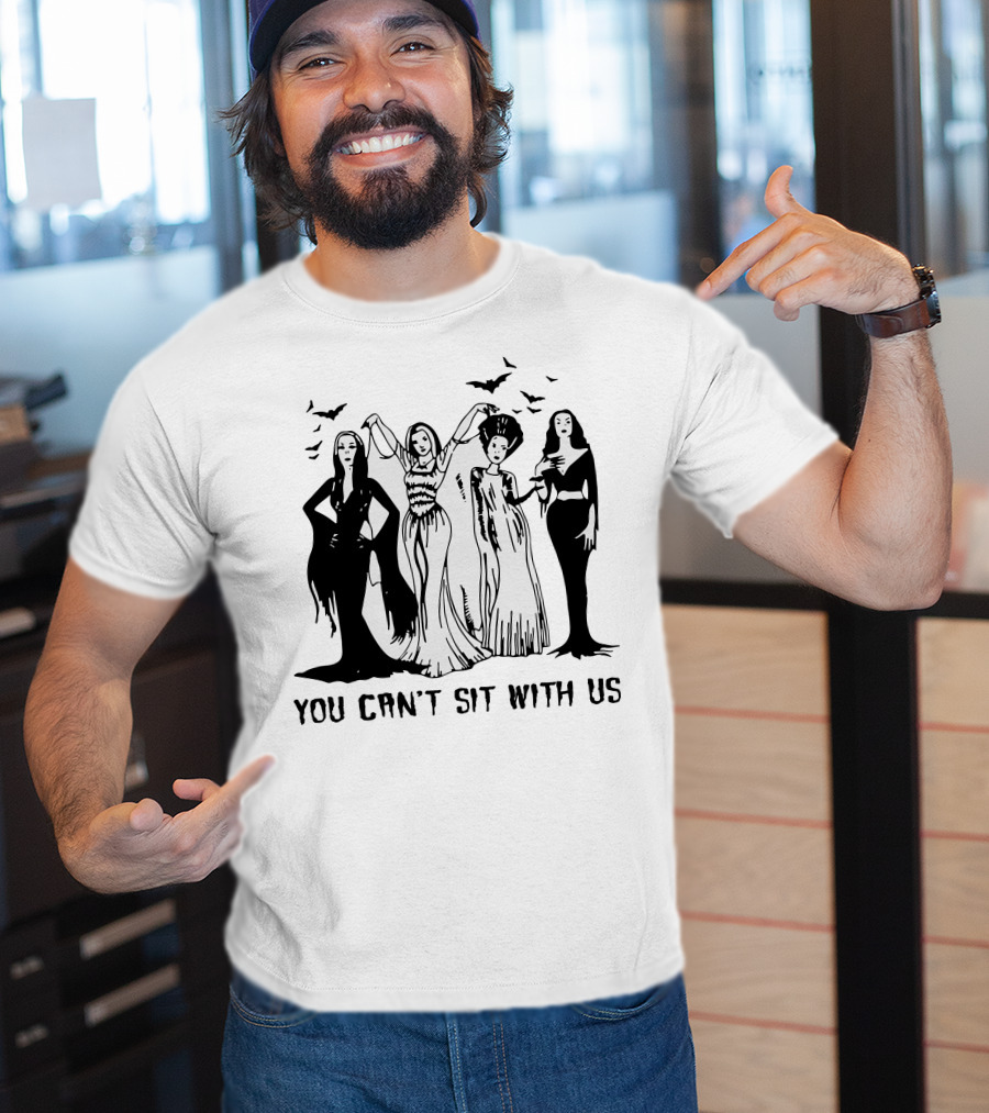 You Can’t Sit With Us Gothic Horror Icons T-Shirt