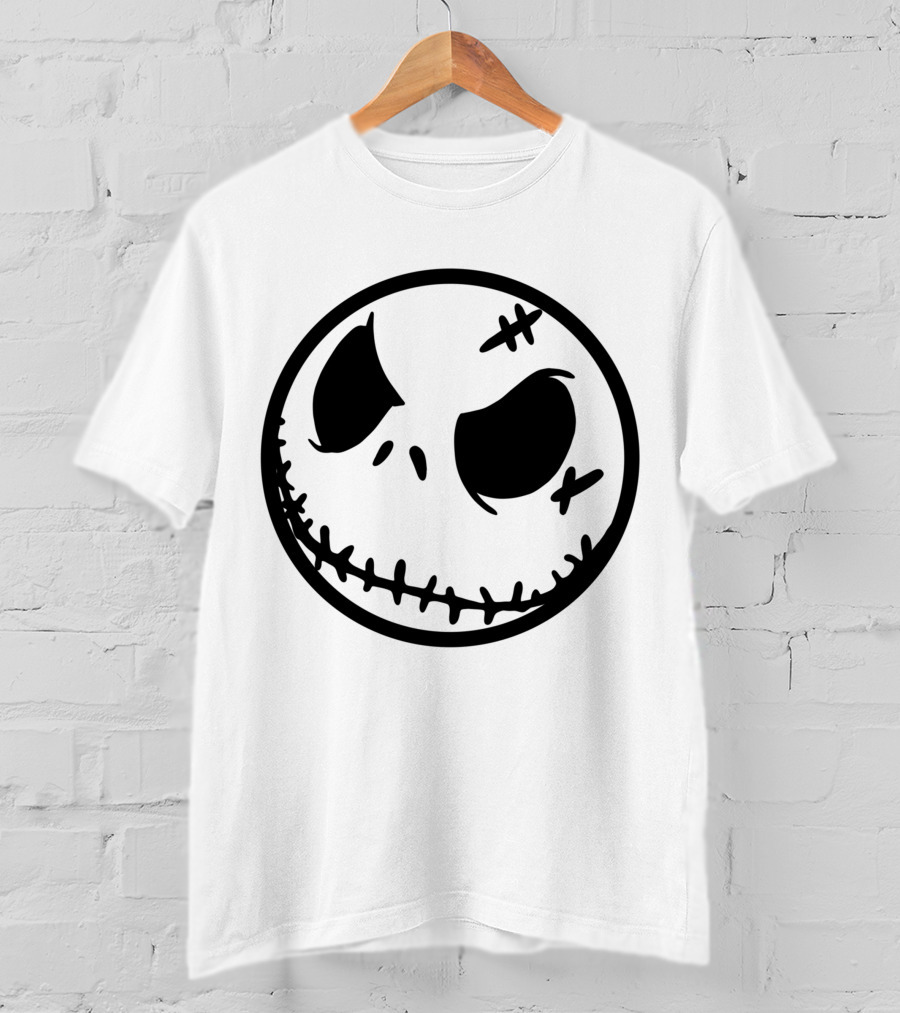 Halloween Scary Evil Pumpkin Head Jack Face T-Shirt