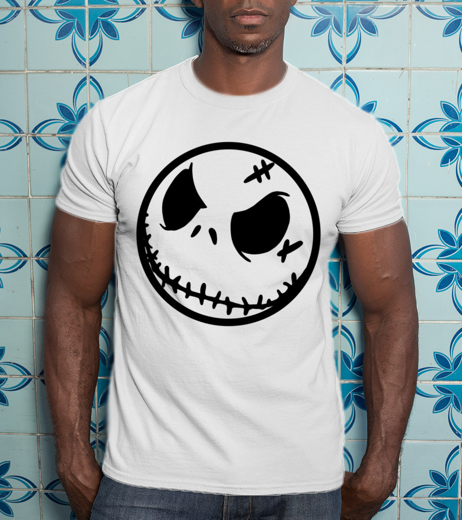 Halloween Scary Evil Pumpkin Head Jack Face T-Shirt