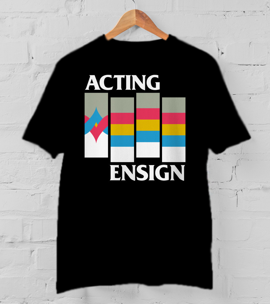 Acting Ensign 80s Retro Color Bars T-Shirt