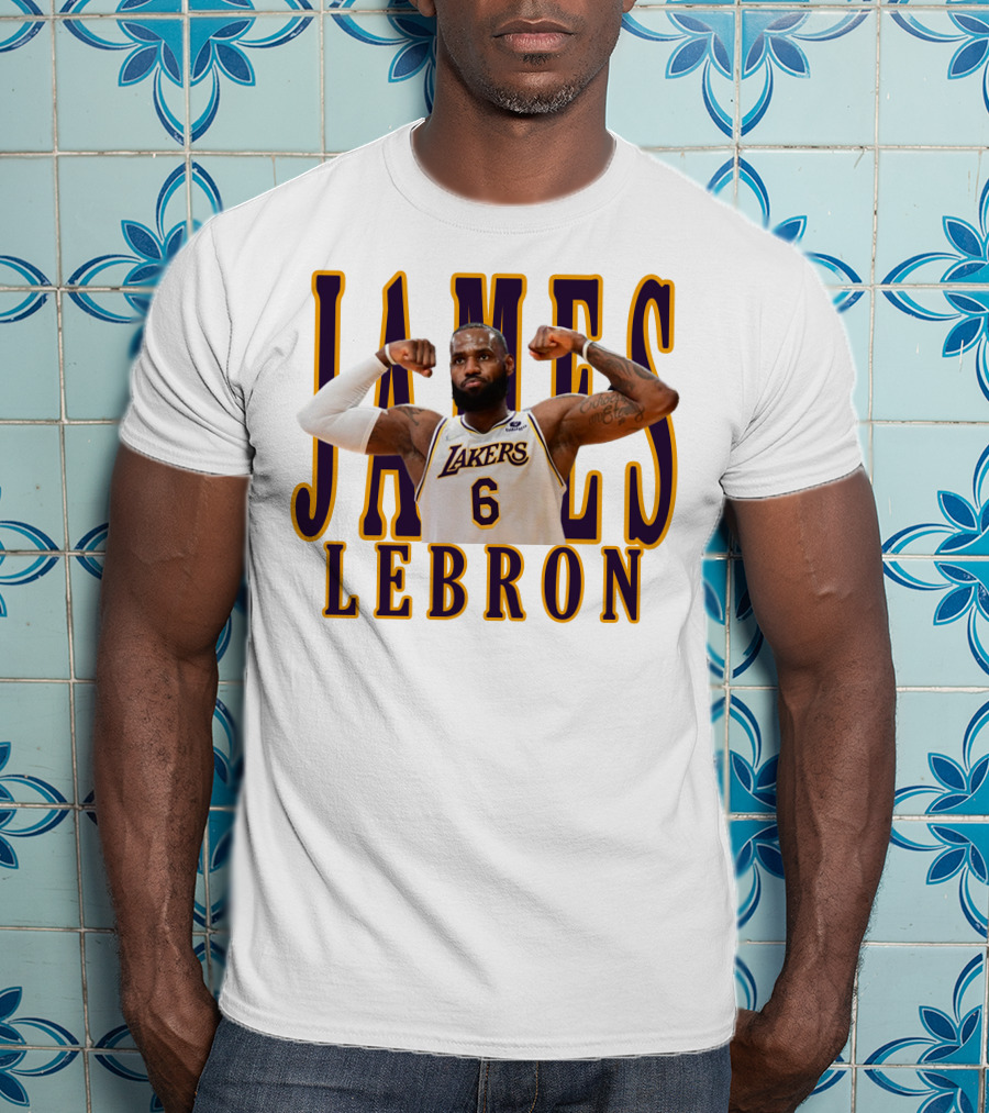 LeBron James 6 Lakers NBA T-Shirt