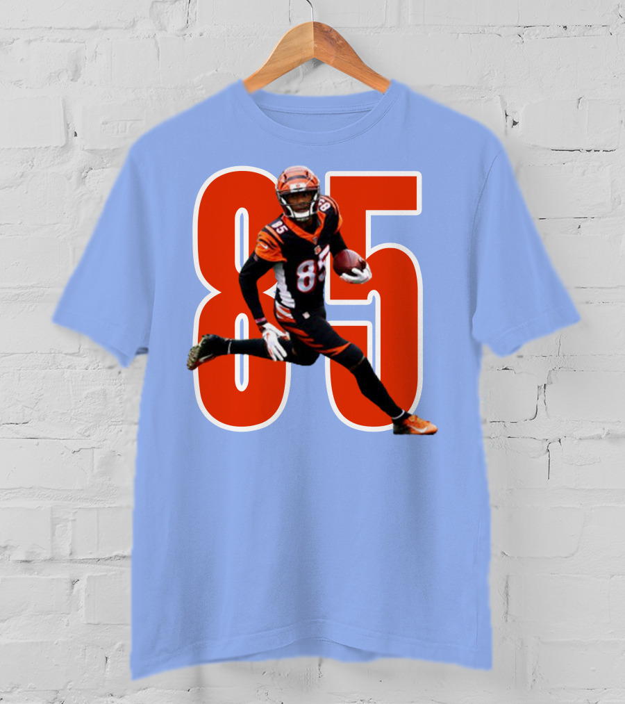 Tee Higgins 85 NFL Football Bengals Player T-Shirt