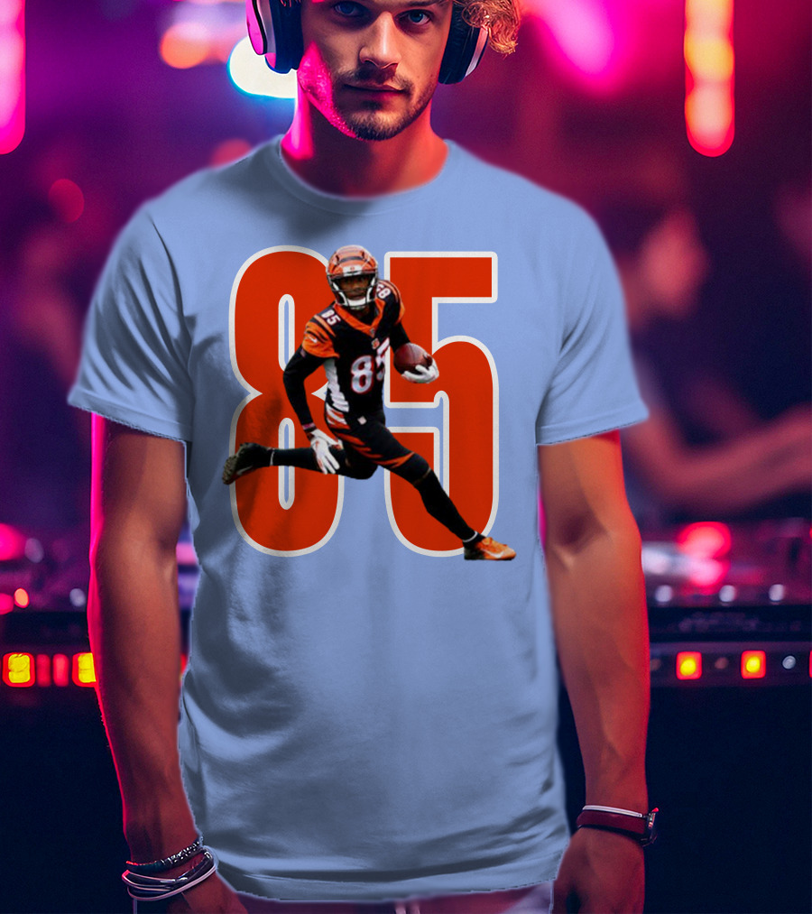 Tee Higgins 85 NFL Football Bengals Player T-Shirt