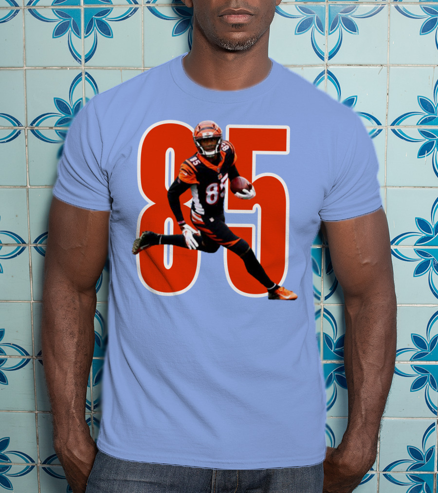 Tee Higgins 85 NFL Football Bengals Player T-Shirt