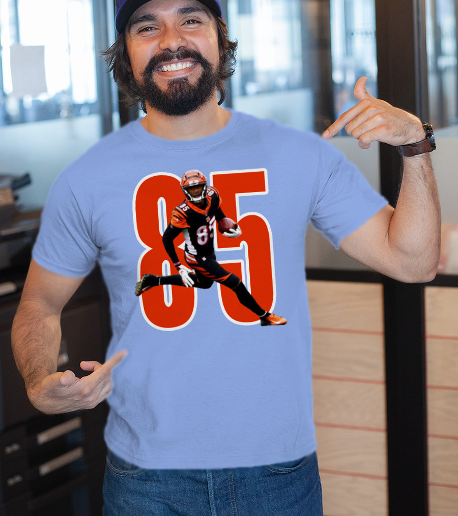 Tee Higgins 85 NFL Football Bengals Player T-Shirt