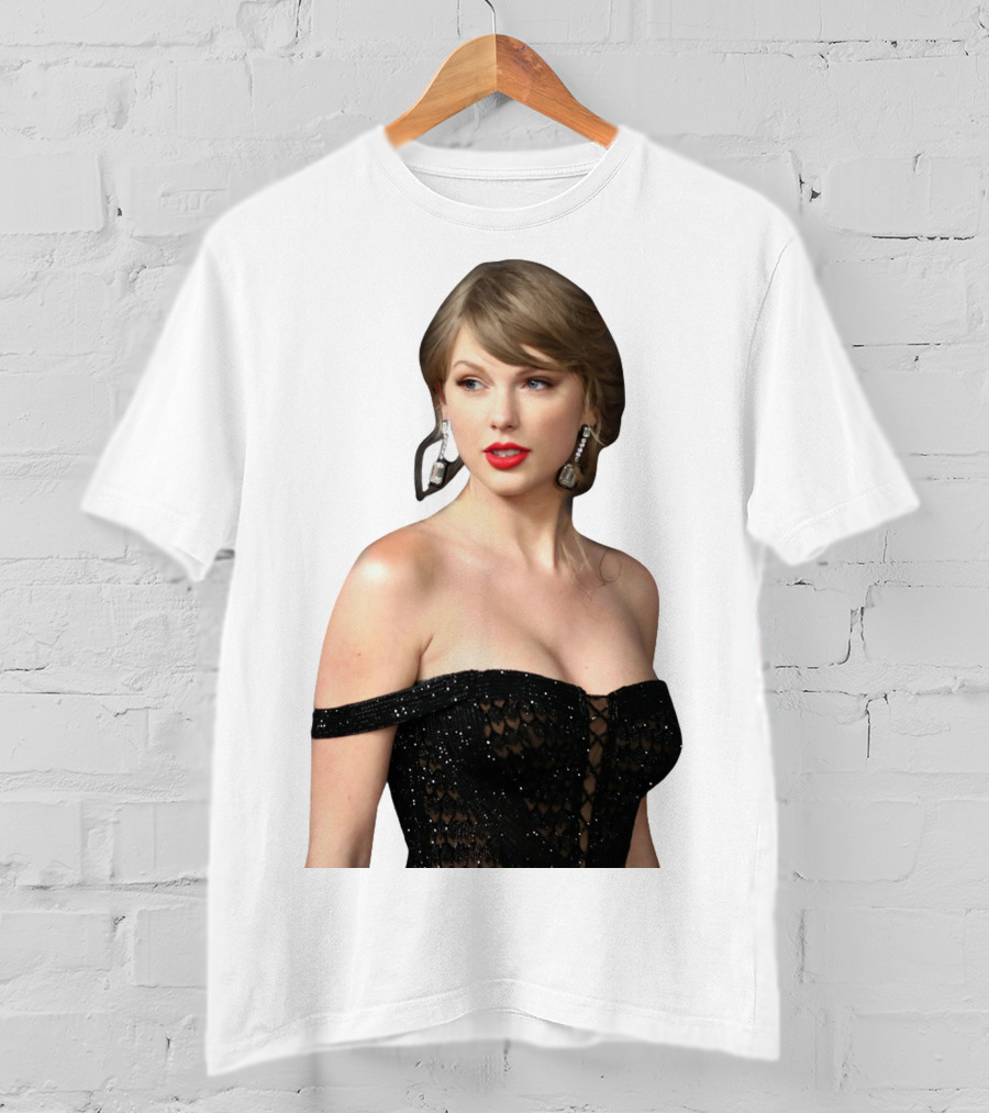 Taylor Swift Black Dress Elegant Look T-Shirt