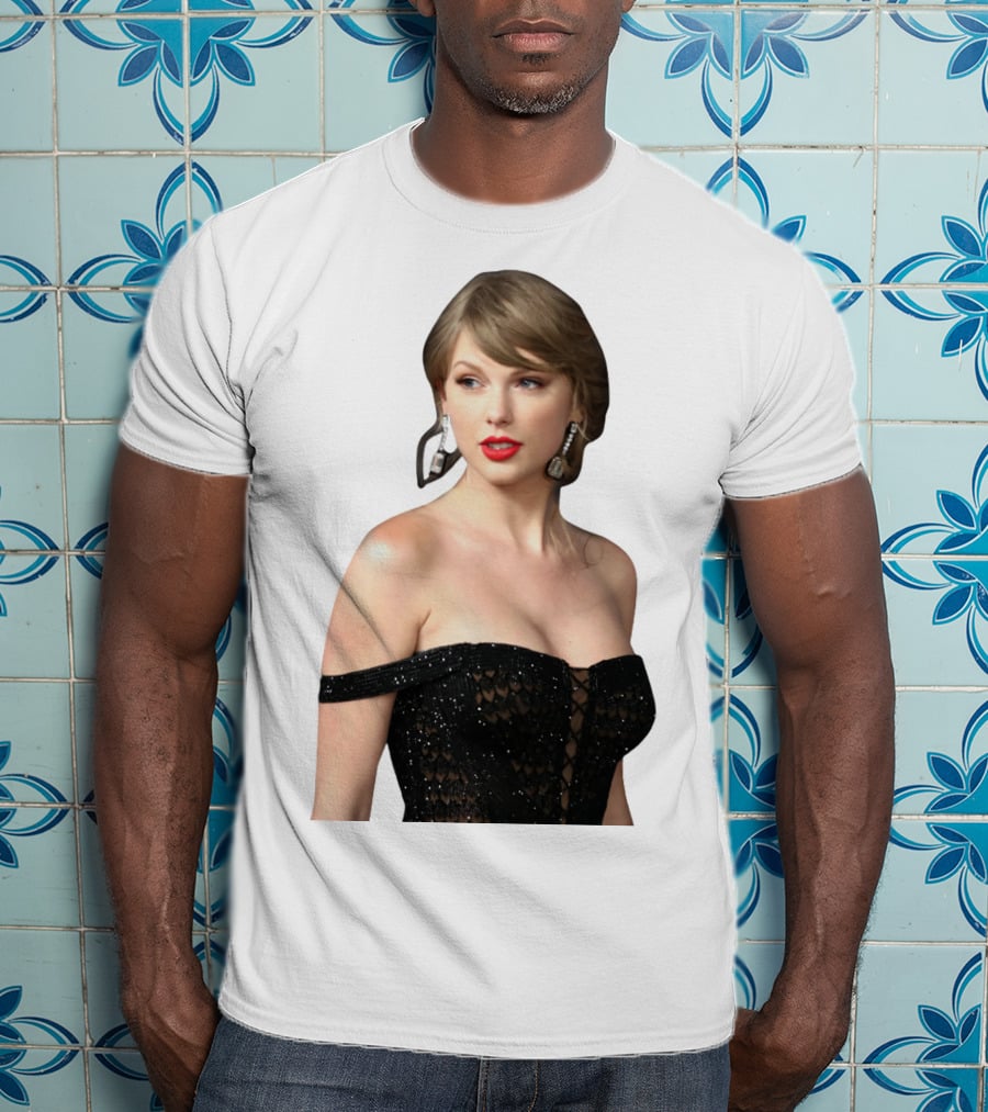 Taylor Swift Black Dress Elegant Look T-Shirt
