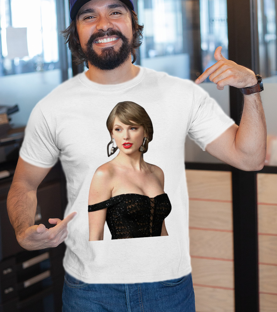 Taylor Swift Black Dress Elegant Look T-Shirt