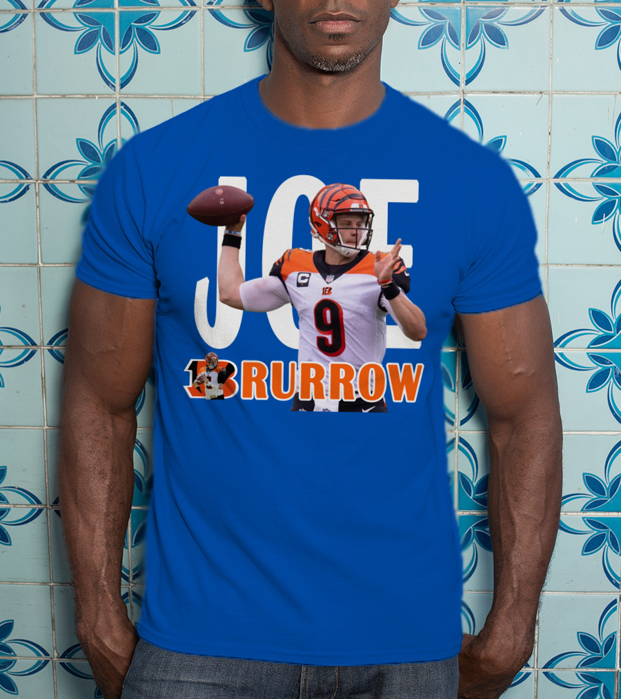 JOE BURROW Bengals Quarterback NFL Football T-Shirt