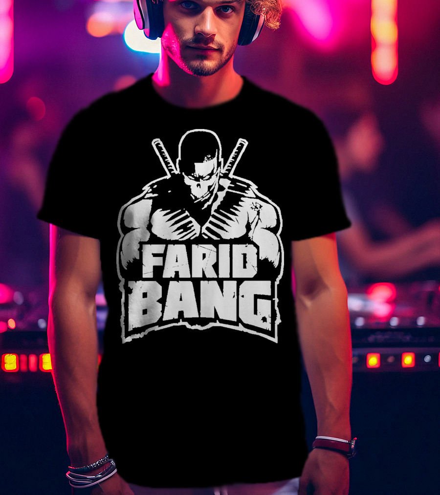 Farid Bang Germany Rapper Illustrated T-Shirt