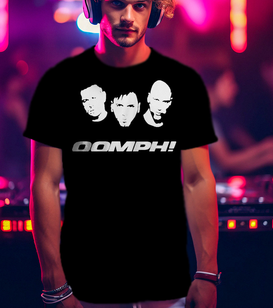 Oomph Rock Band Germany Face Trio T-Shirt