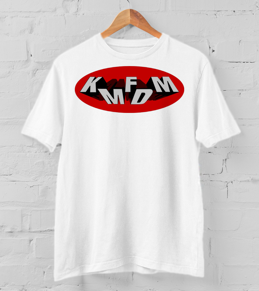 KMFDM Band Logo Oval Shadow T-Shirt