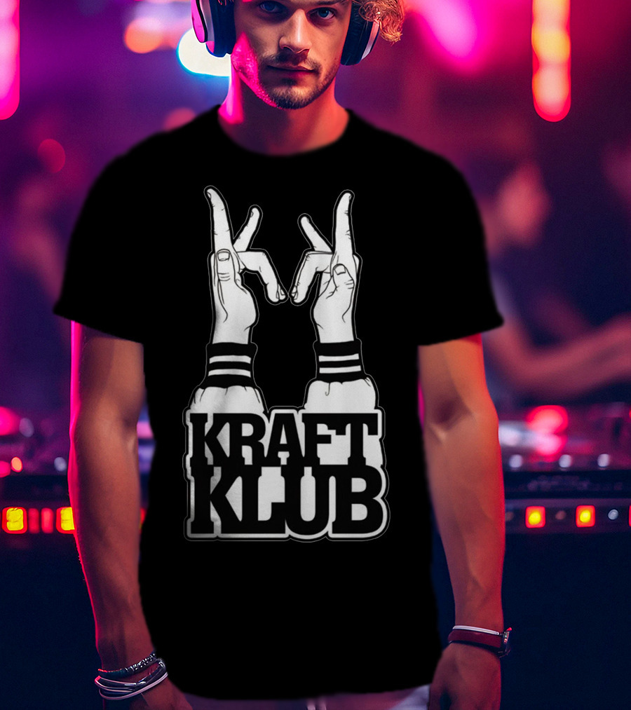 Kraftklub Band Rock German Iconic Hand Gesture T-Shirt