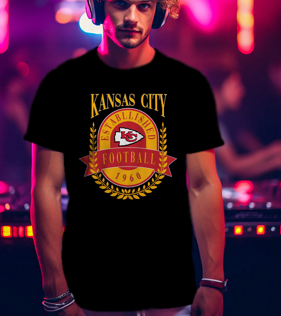 Kansas City Chiefs Established Football 1960 T-Shirt