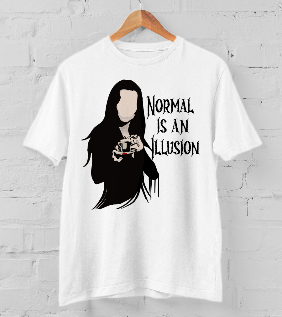 Wednesday Addams Normal Is An Illusion T-Shirt