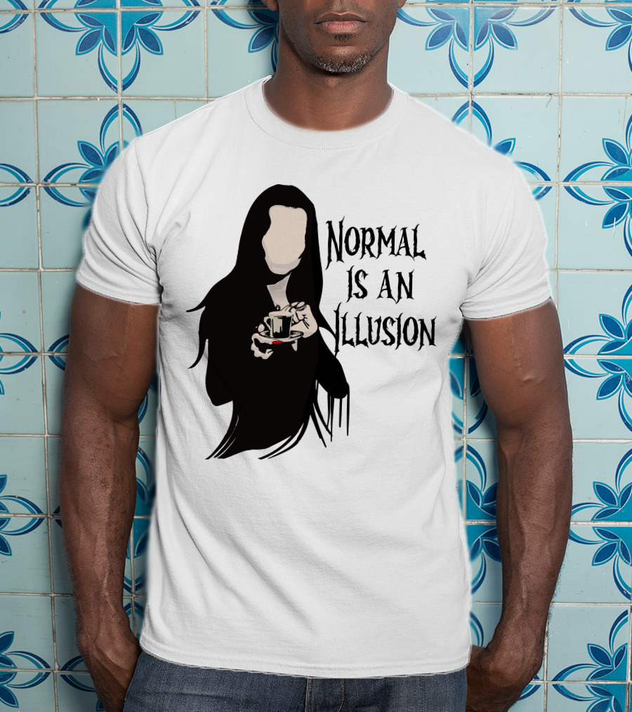 Wednesday Addams Normal Is An Illusion T-Shirt