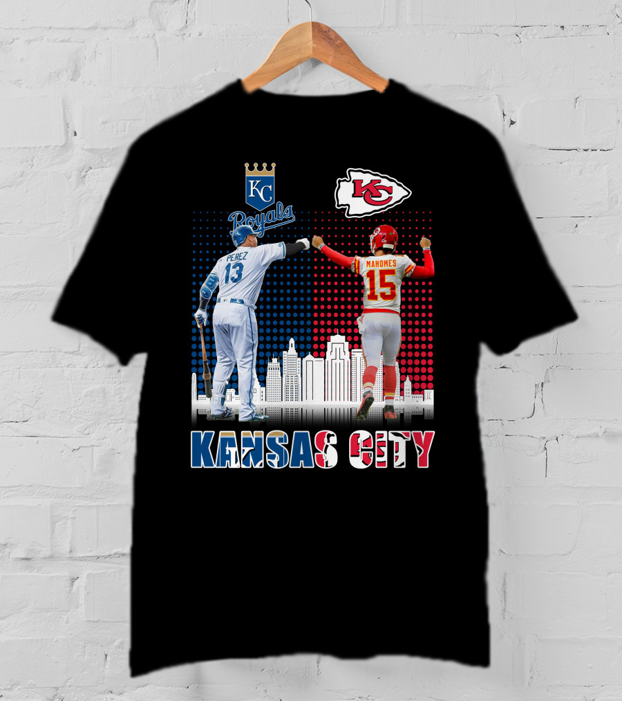 KANSAS CITY PEREZ ROYALS MAHOMES CHIEFS 18 T-Shirt