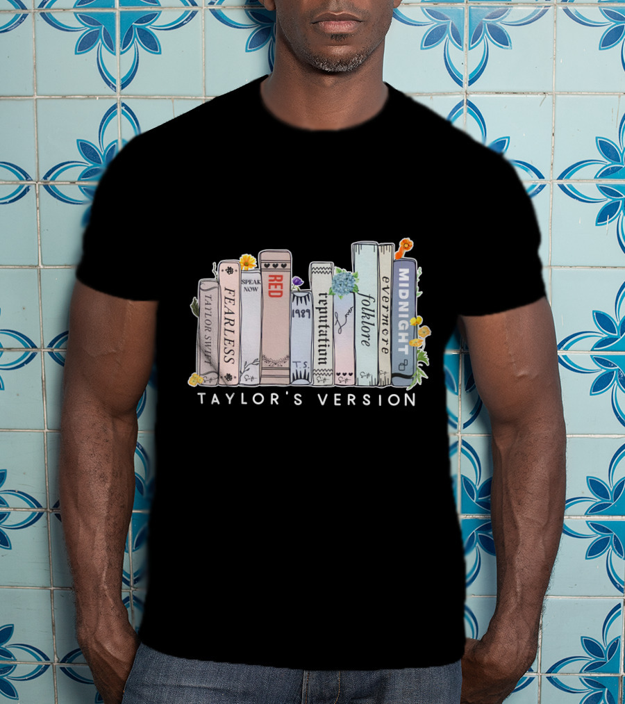 Taylor Swift Fearless Speak Now Red 1989 Reputation Folklore Evermore Midnight Taylor's Version T-Shirt