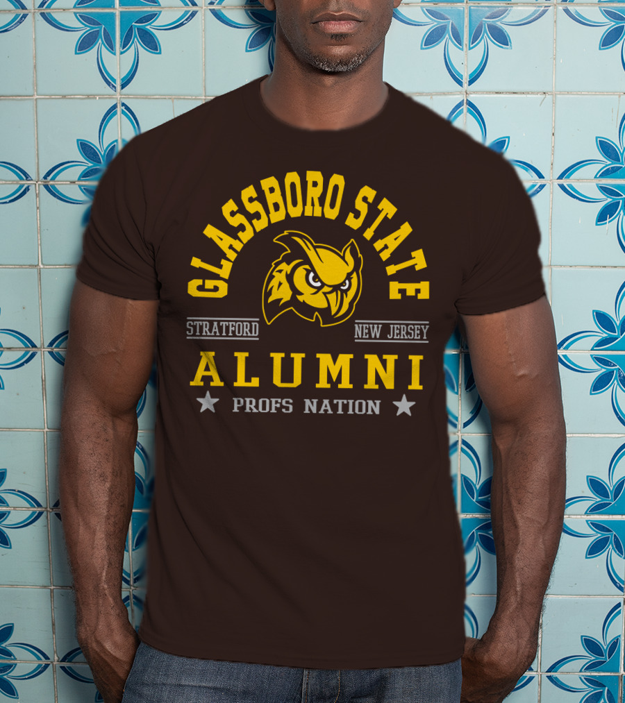Glassboro State New Jersey Alumni Profs Nation Stratford Owl T-Shirt