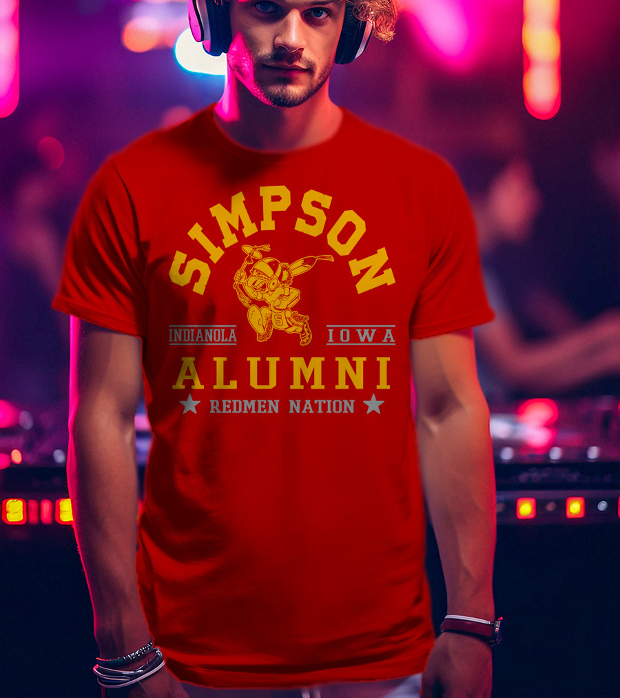 Simpson College Alumni Redmen Nation Indianola Iowa T-Shirt