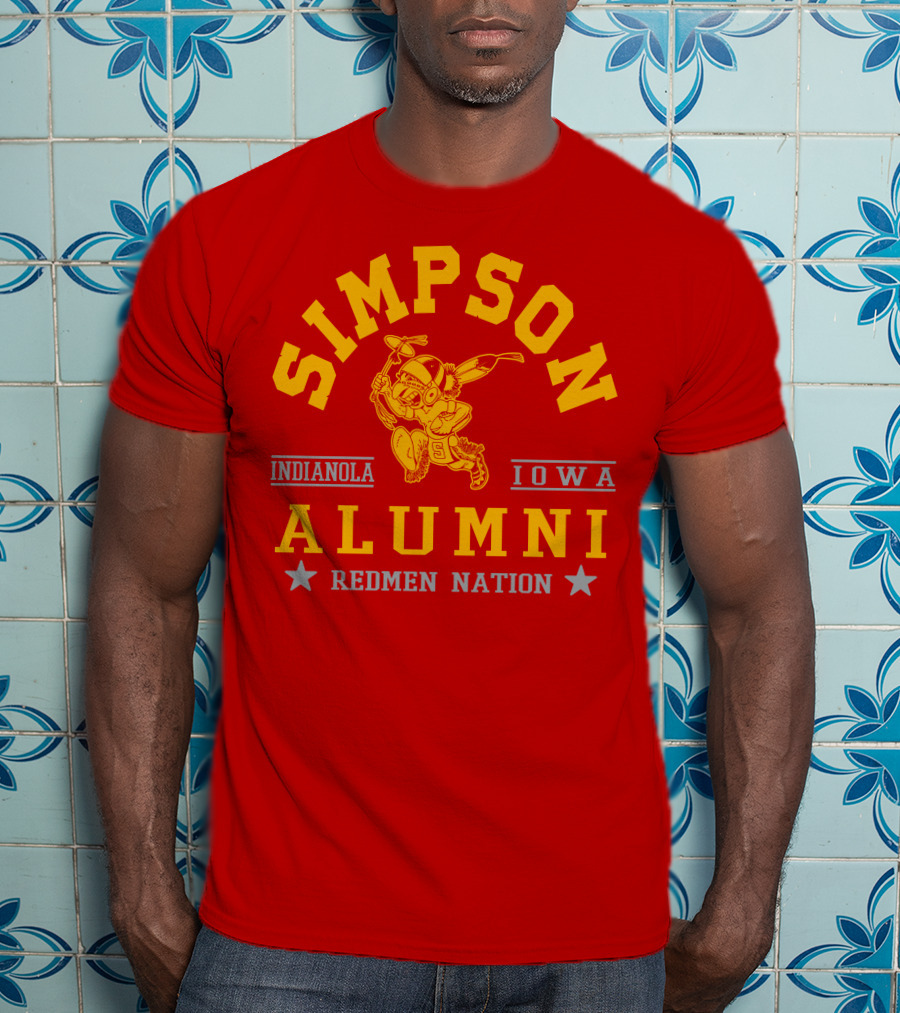 Simpson College Alumni Redmen Nation Indianola Iowa T-Shirt