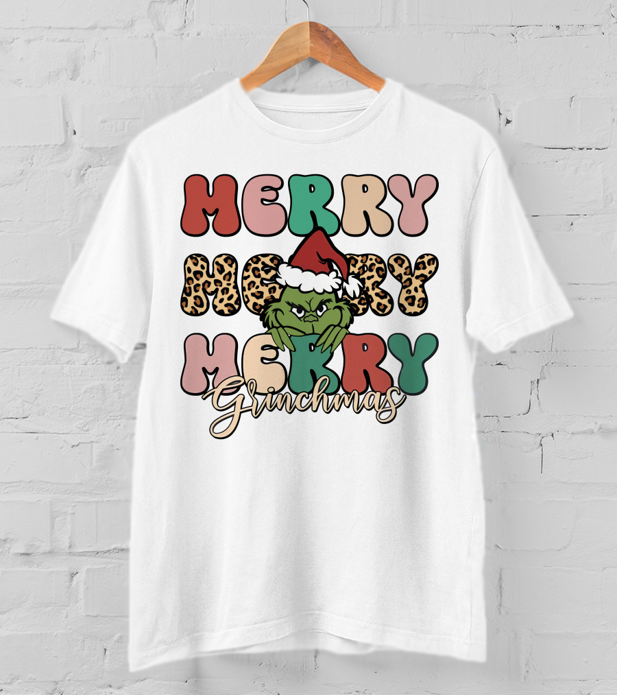 Merry Merry Merry Grinchmas T-Shirt