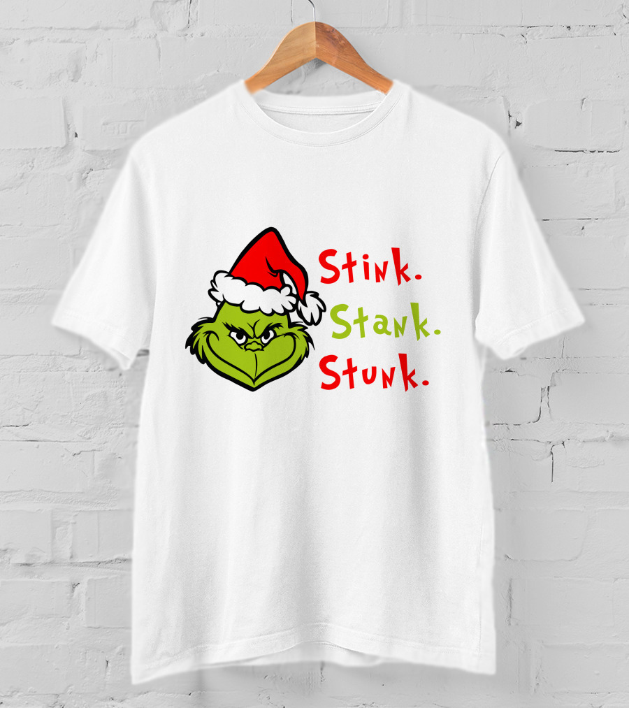 Stink Stank Stunk Xmas Party Grinch Christmas Movie T-Shirt