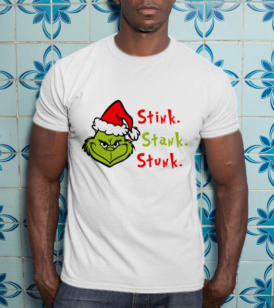 Stink Stank Stunk Xmas Party Grinch Christmas Movie T-Shirt
