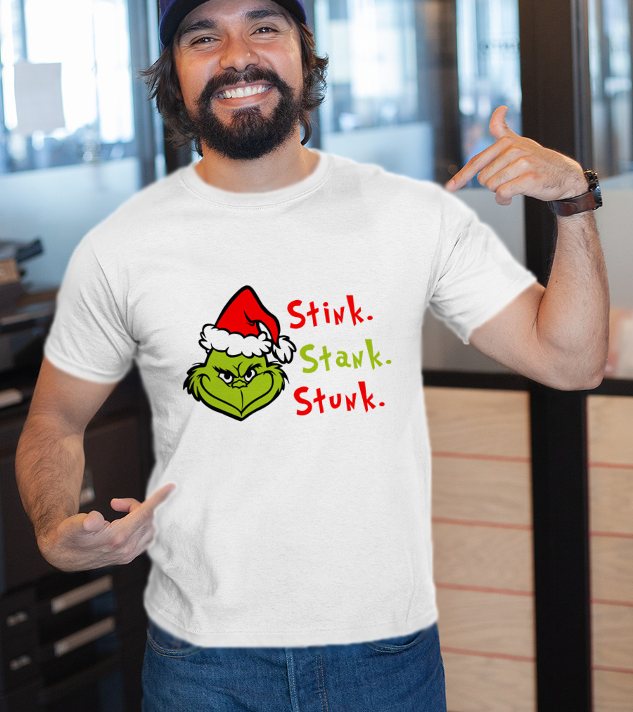 Stink Stank Stunk Xmas Party Grinch Christmas Movie T-Shirt