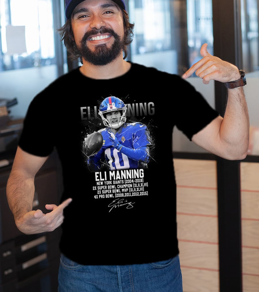 Eli Manning New York Giants Football Legend T-Shirt