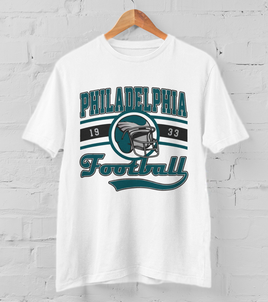 Philadelphia Football 1933 Helmet T-Shirt