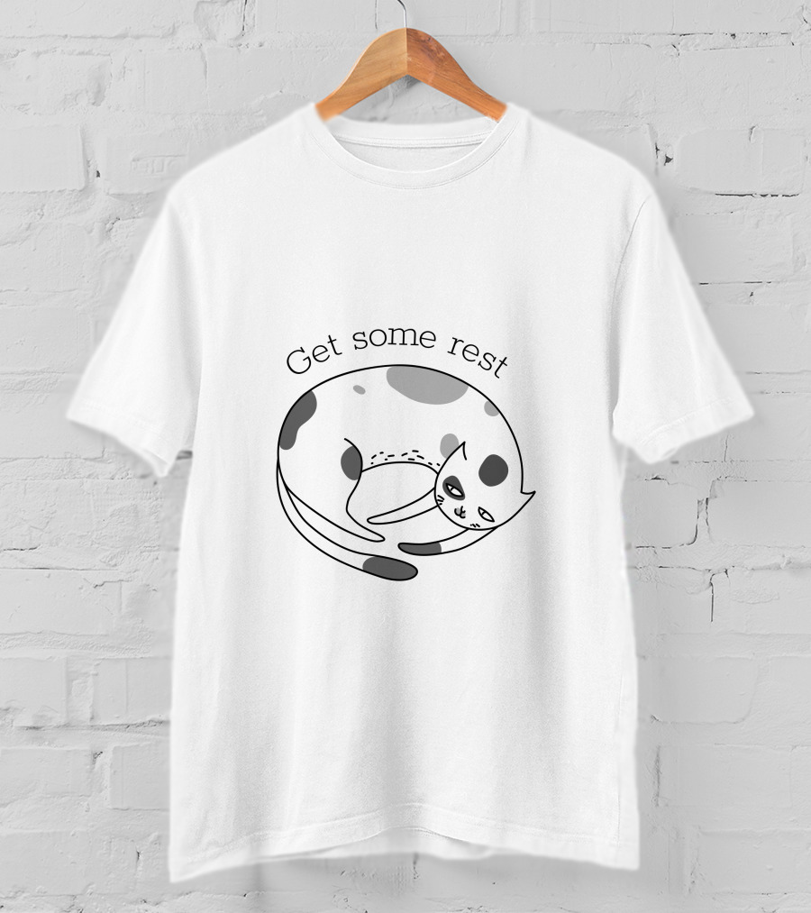 Get Some Rest Sleepy Cat T-Shirt