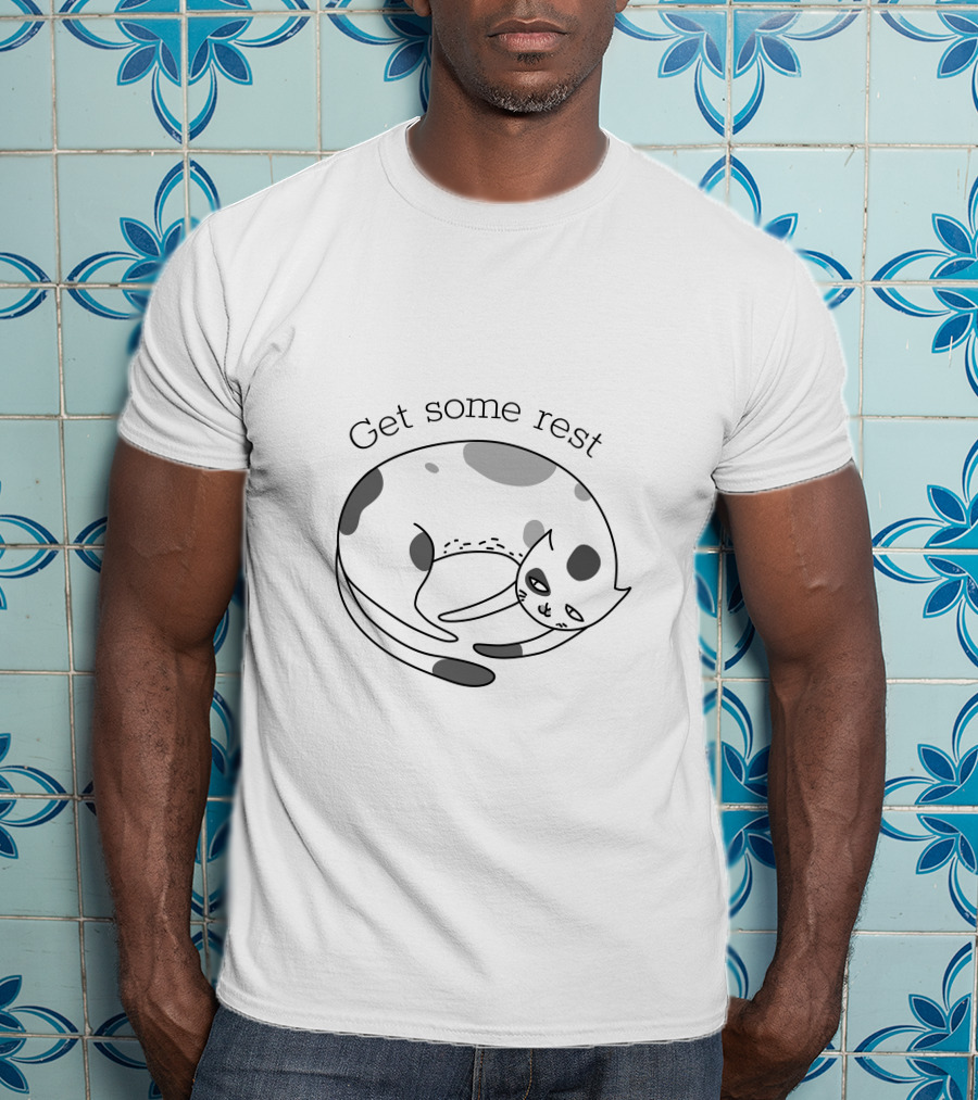 Get Some Rest Sleepy Cat T-Shirt