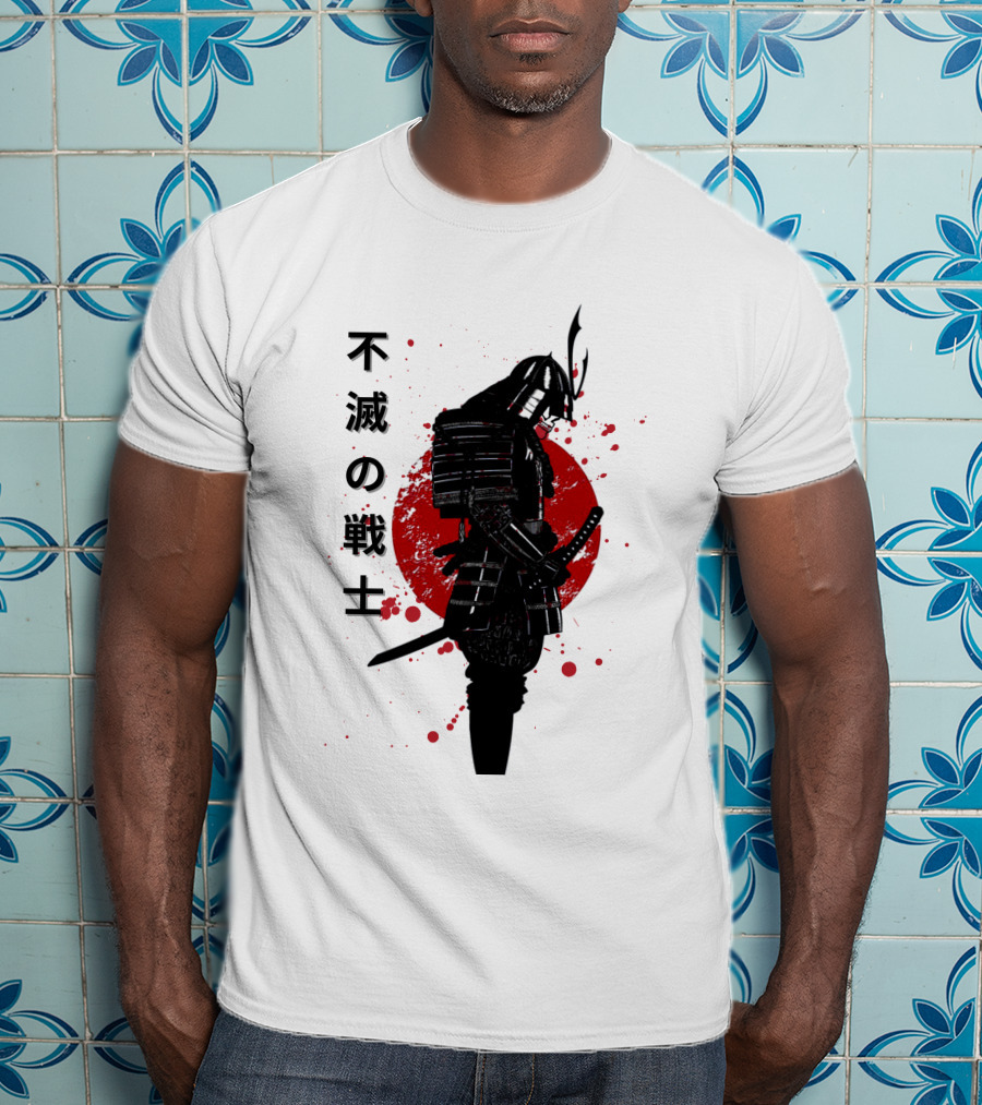 Samurai Japan Red Sun Warrior T-Shirt
