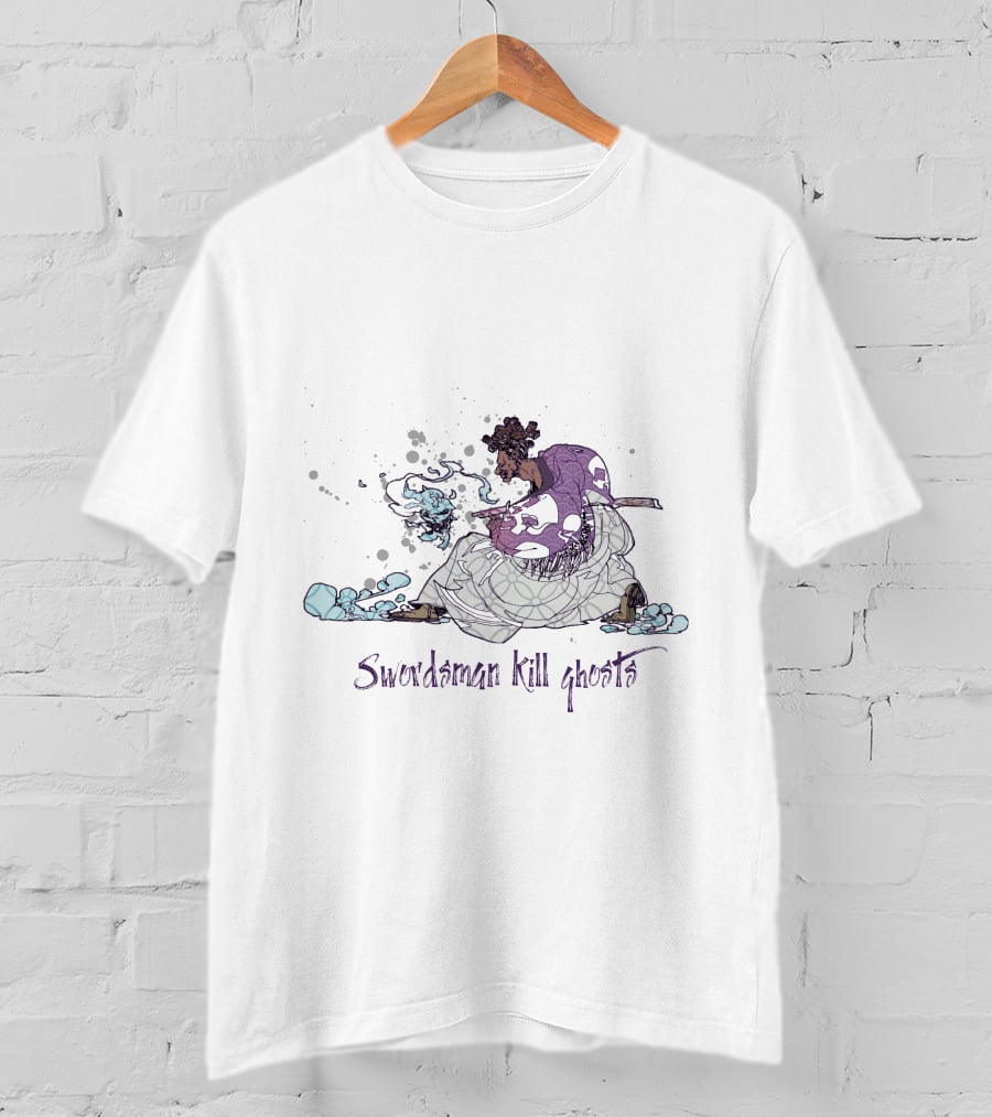 Swordsman Kill Ghosts T-Shirt