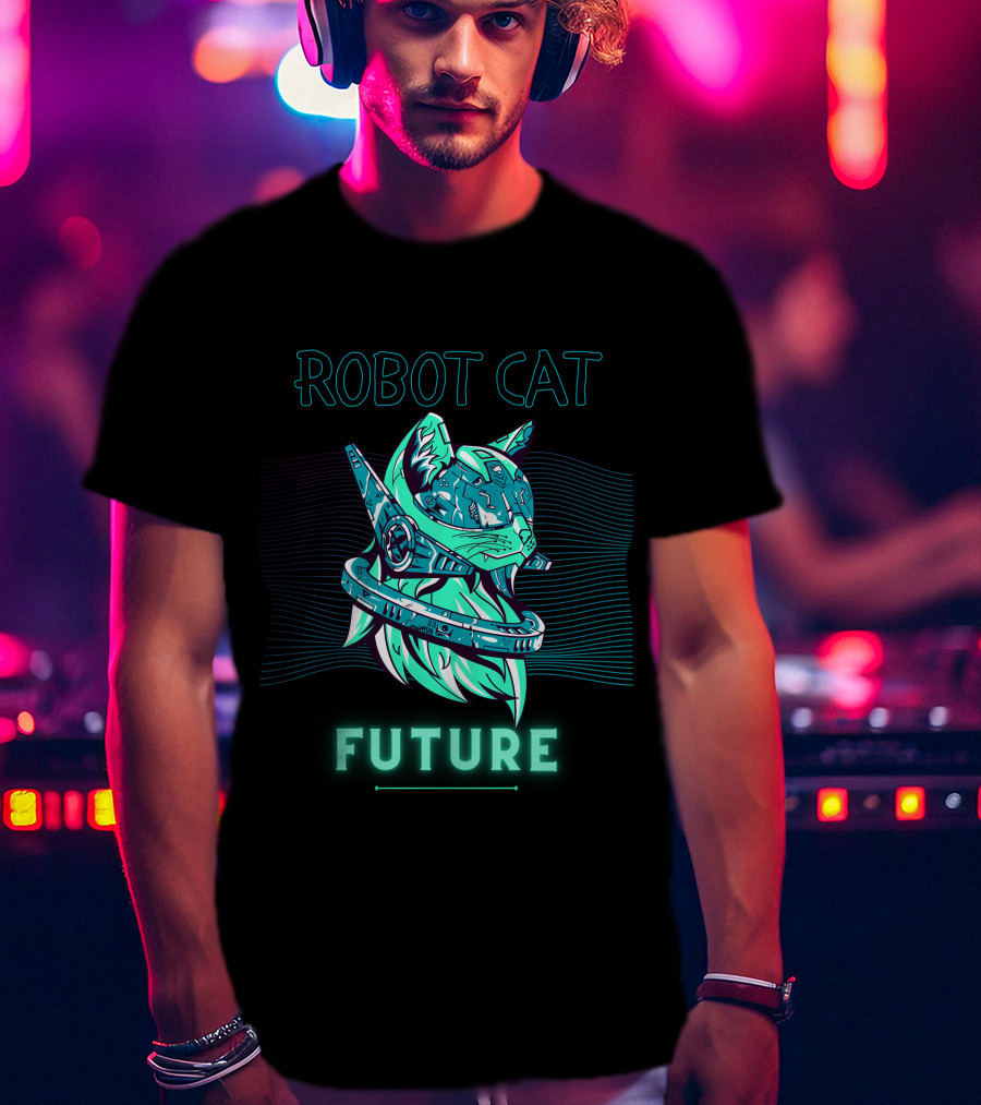 ROBOT CAT FUTURE T-Shirt