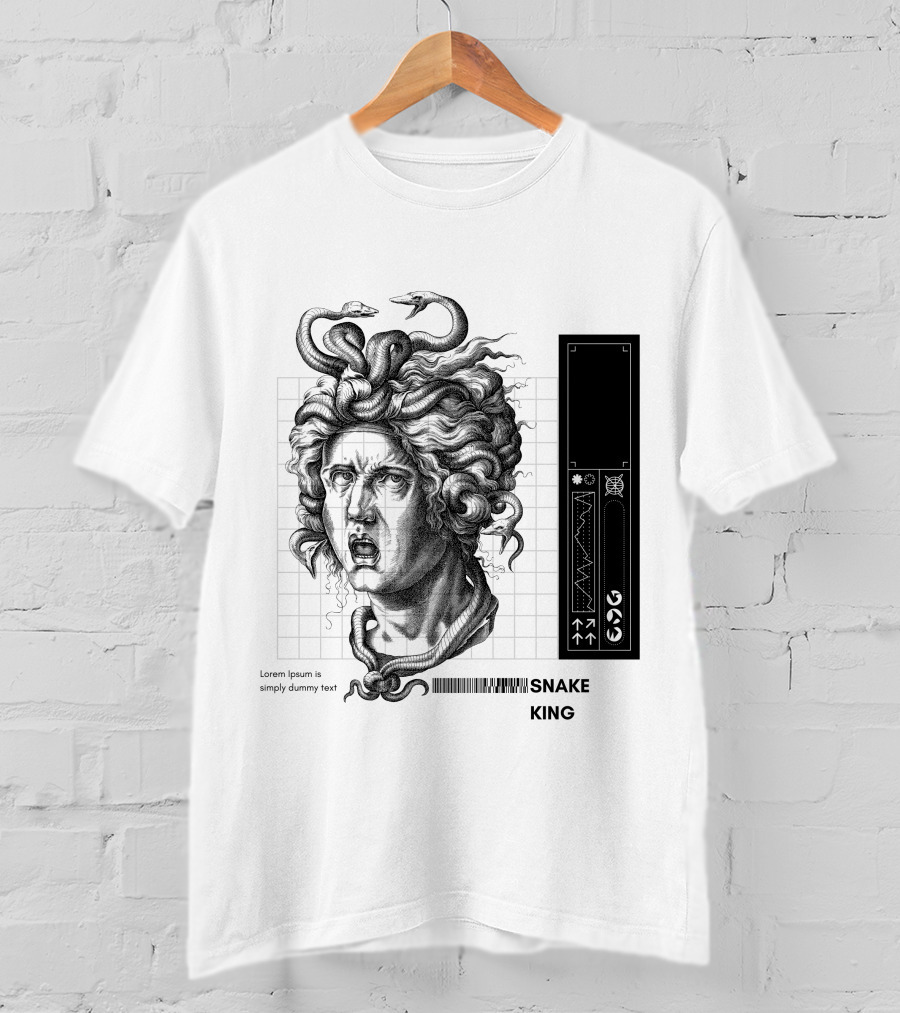 Medusa Snake King T-Shirt
