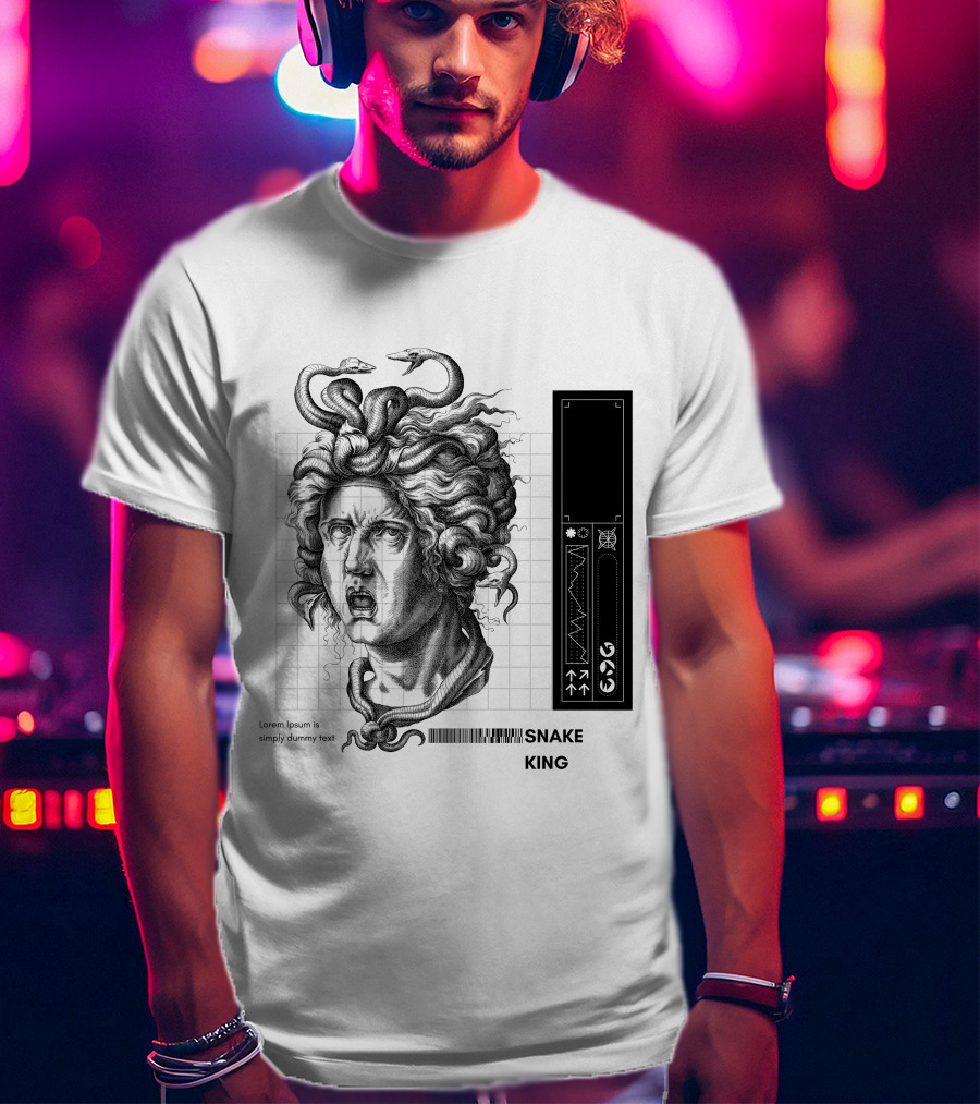 Medusa Snake King T-Shirt