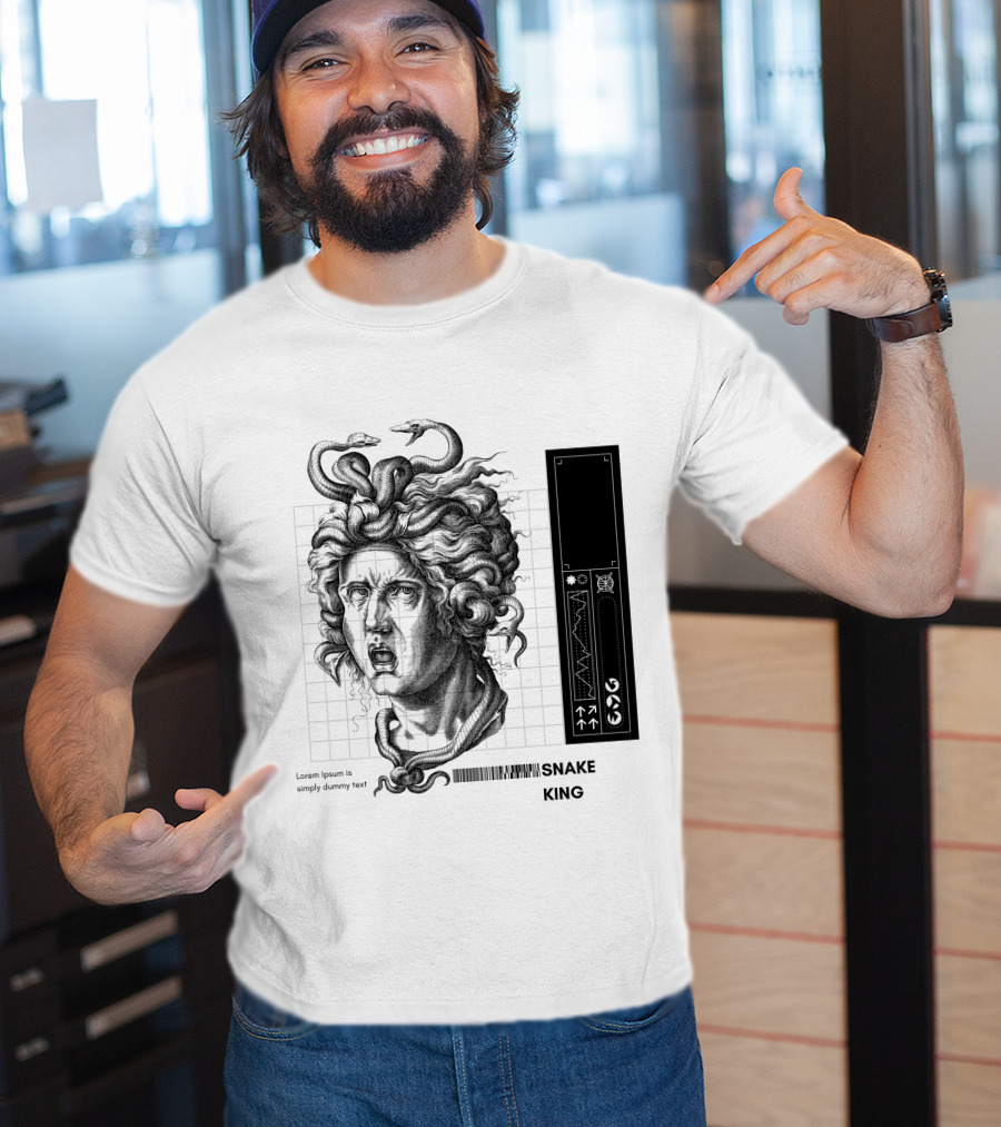Medusa Snake King T-Shirt