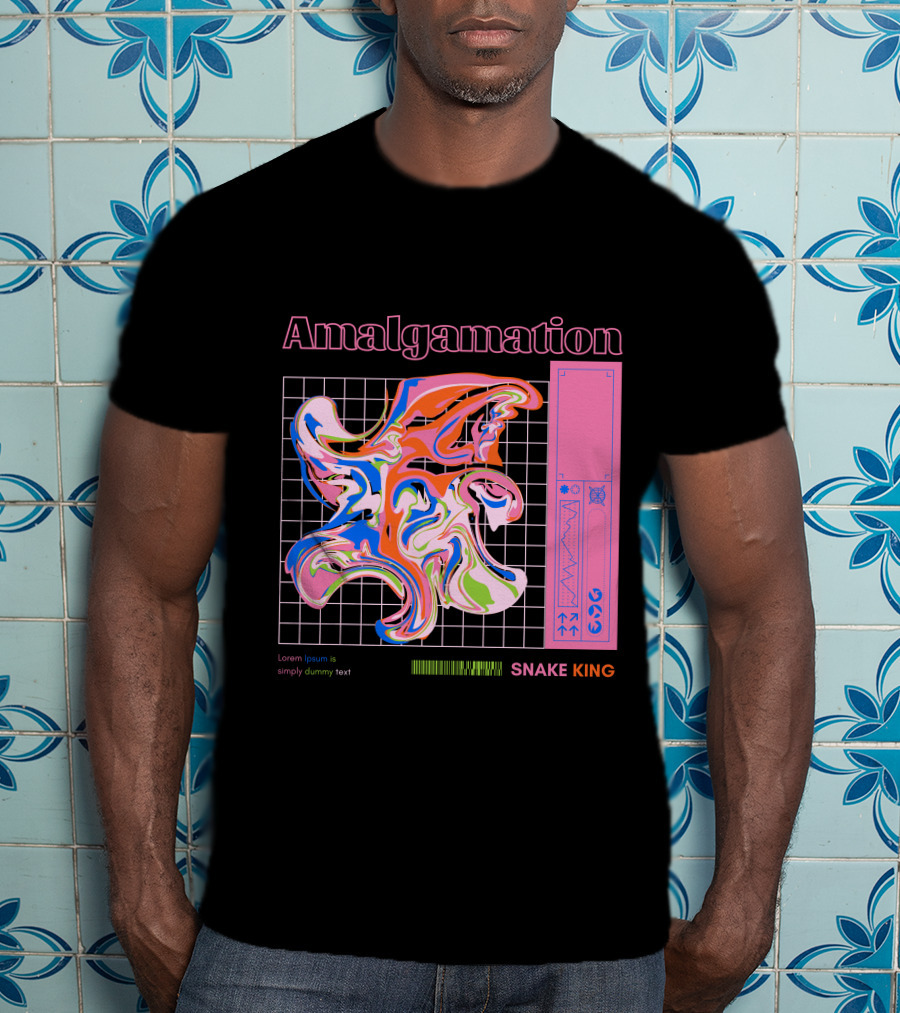 Amalgamation Snake King Distortion T-Shirt