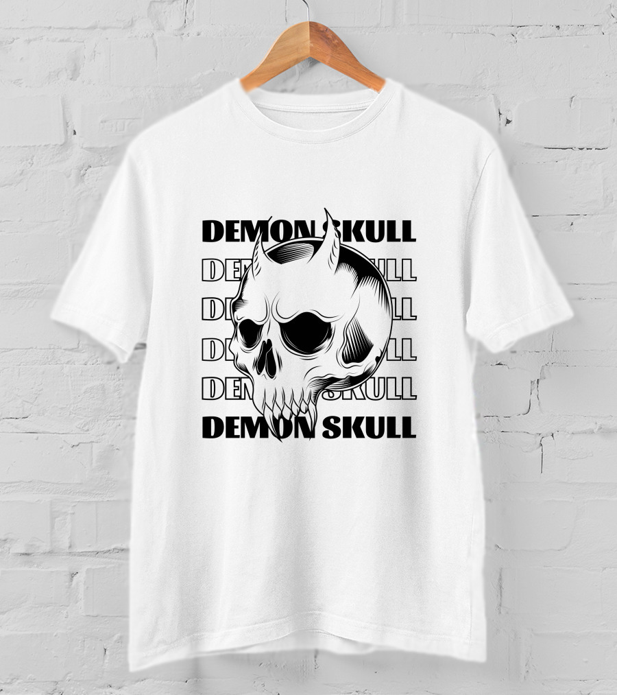 Demon Skull Demon Skull Demon Skull Demon Skull Demon Skull T-Shirt