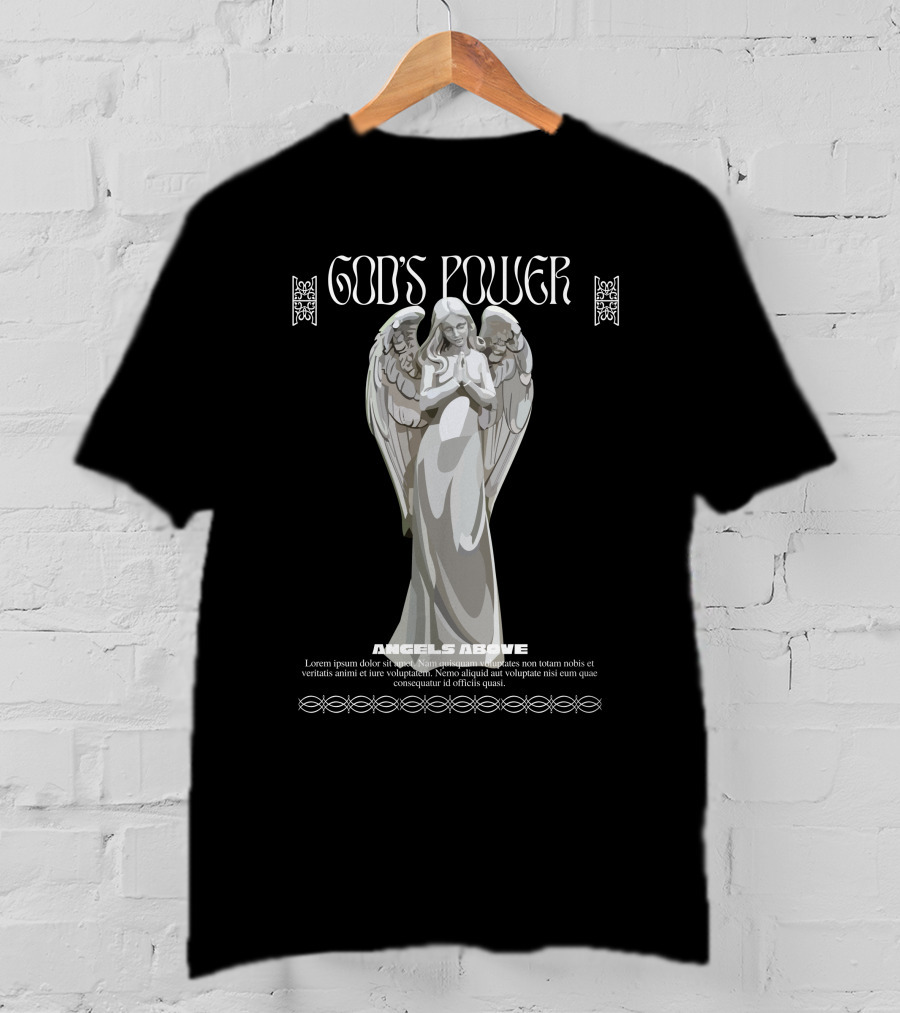 God's Power Angels Above T-Shirt