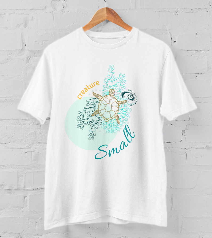 Small Creature Undersea World Turtle Coral T-Shirt