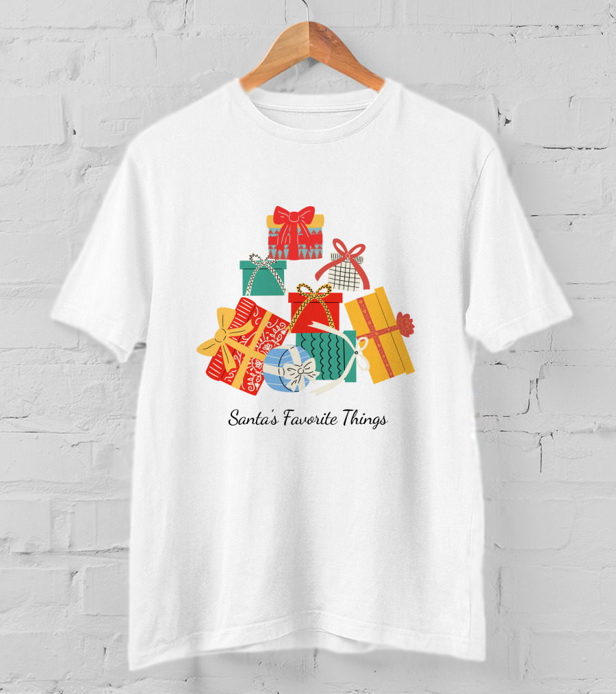 Santa's Favorite Things Presents T-Shirt