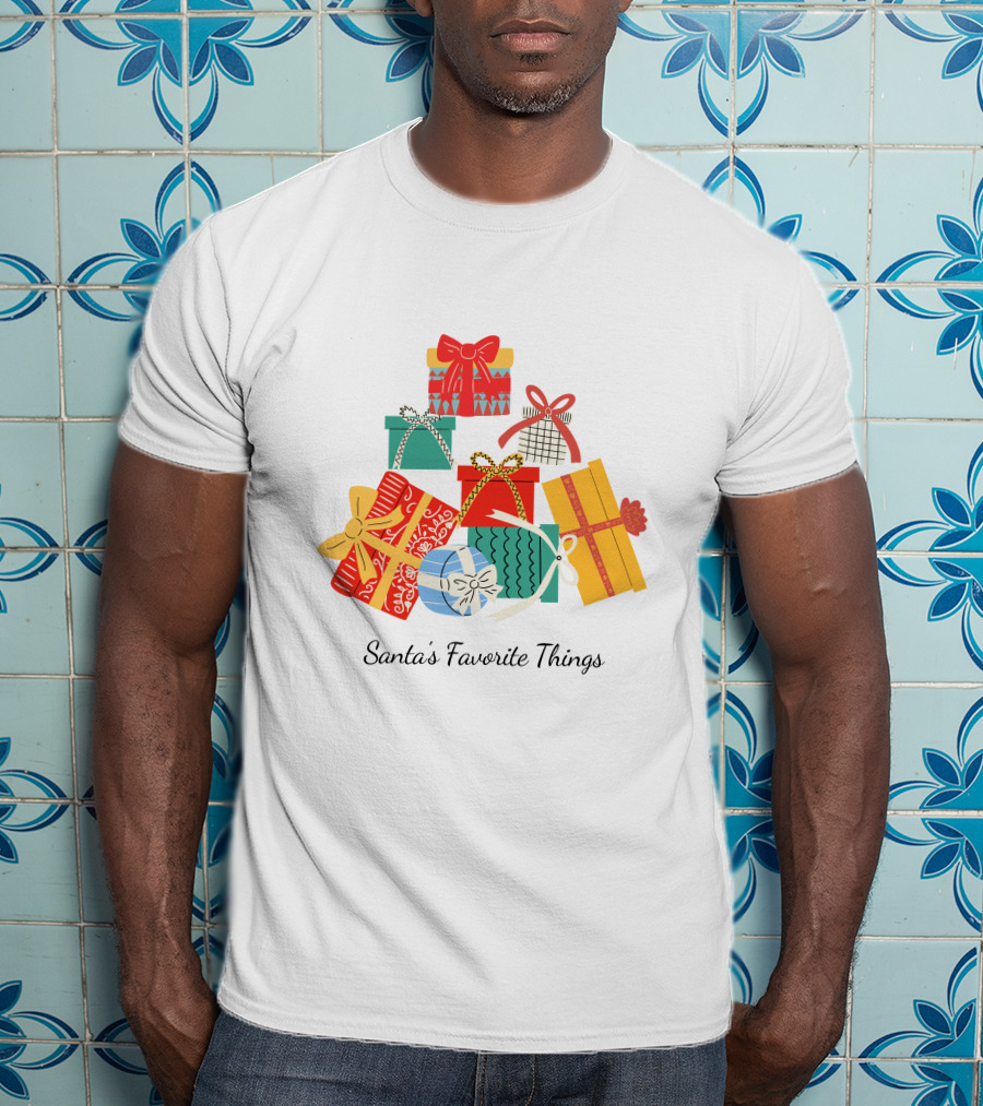 Santa's Favorite Things Presents T-Shirt